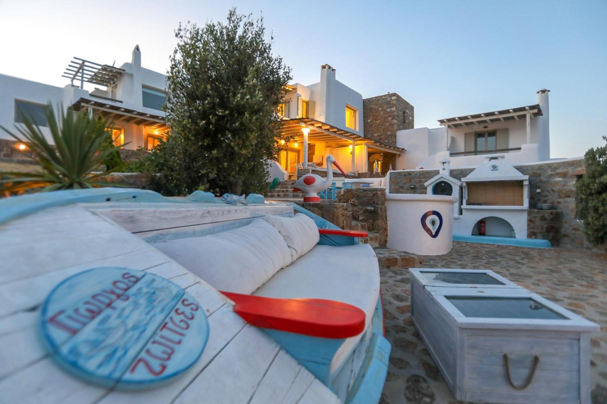 Villa Manolia Luxury Private House By Mykonian Kazarte Kalo Livadi Esterno foto