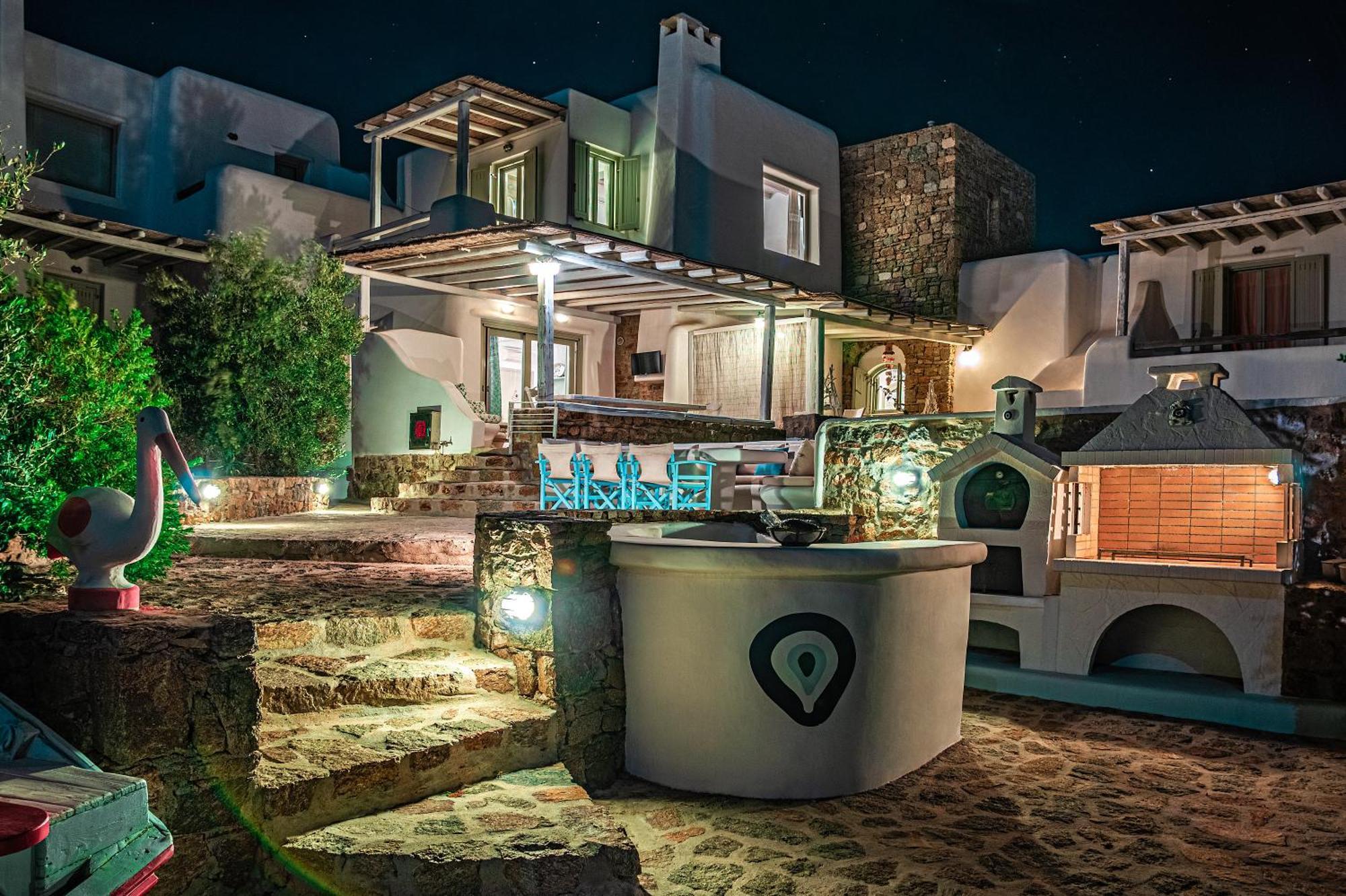 Villa Manolia Luxury Private House By Mykonian Kazarte Kalo Livadi Esterno foto